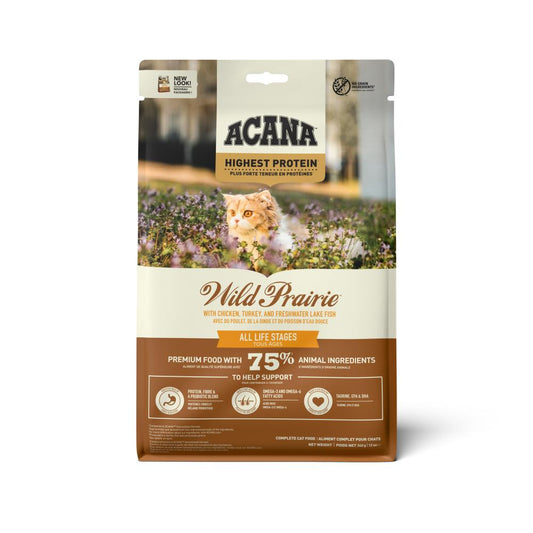 Acana Highest Protein Cat wild prairie chicken, turkey & lake fish 340gr