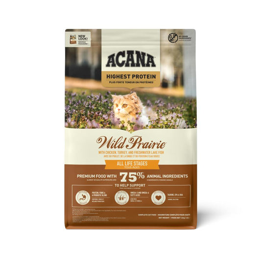 Acana Highest Protein Cat wild prairie chicken, turkey & lake fish 1,8kg
