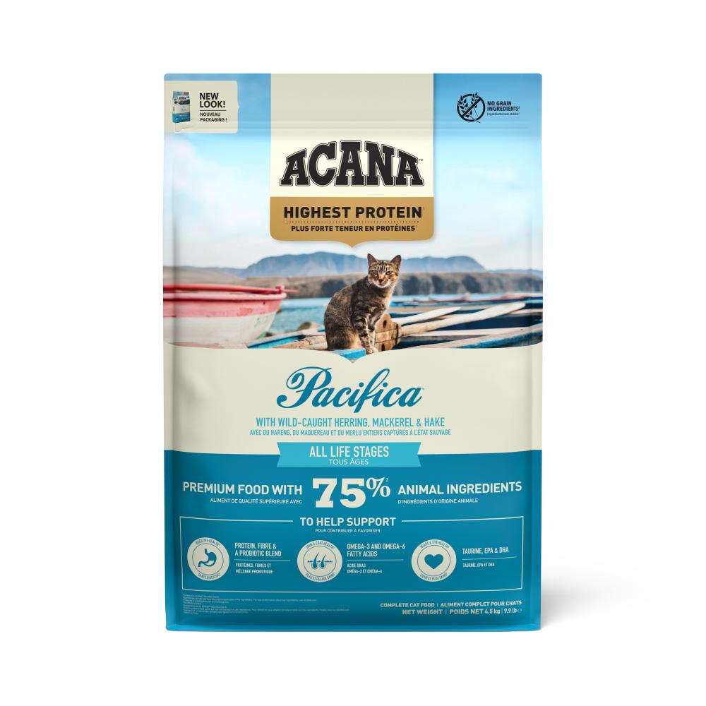 Acana Highest Protein Cat pacifica herring, mackerel & hake 4,5kg