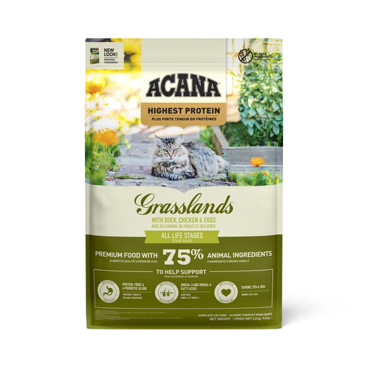 Acana Highest Protein Cat grasslands duck, chicken & egg 4,5kg