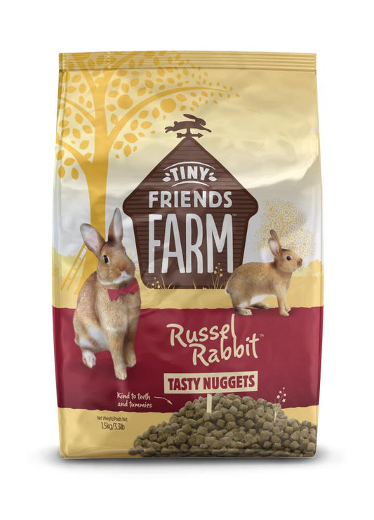 Tiny Friends Farm russel rabbit tasty nuggets 1,5kg