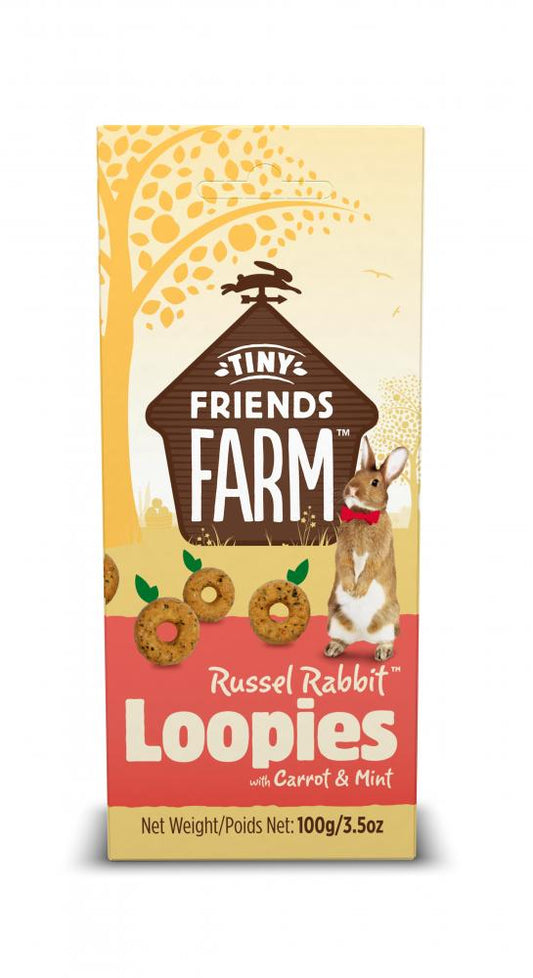 Tiny Friends Farm russel loopies carrot&mint 100gr