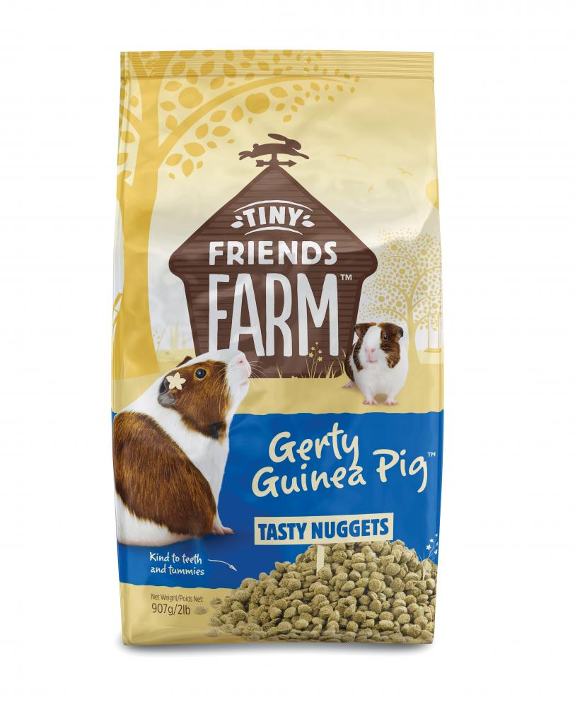 Tiny Friends Farm gerty guinea pig tasty nuggets 907gr