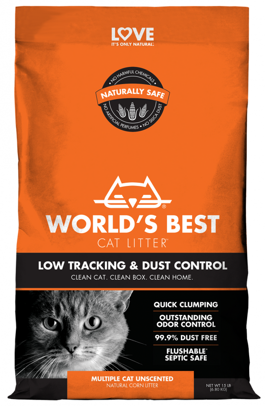 World's Best Cat Litter low tracking & dust control 6,8kg