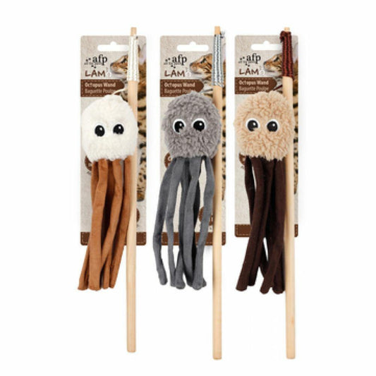 All For Paws kattenhengel lambswool-octupus wand 1st
