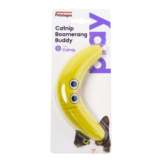 Petstages cat green magic boomerang buddy yellow 1st