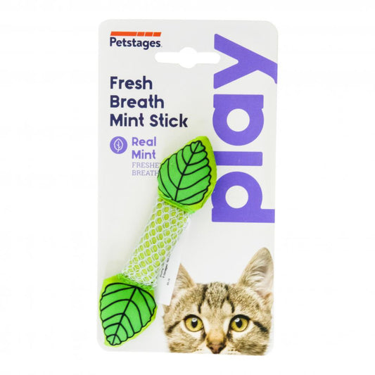 Petstages cat fresh breath mint stick green 1st