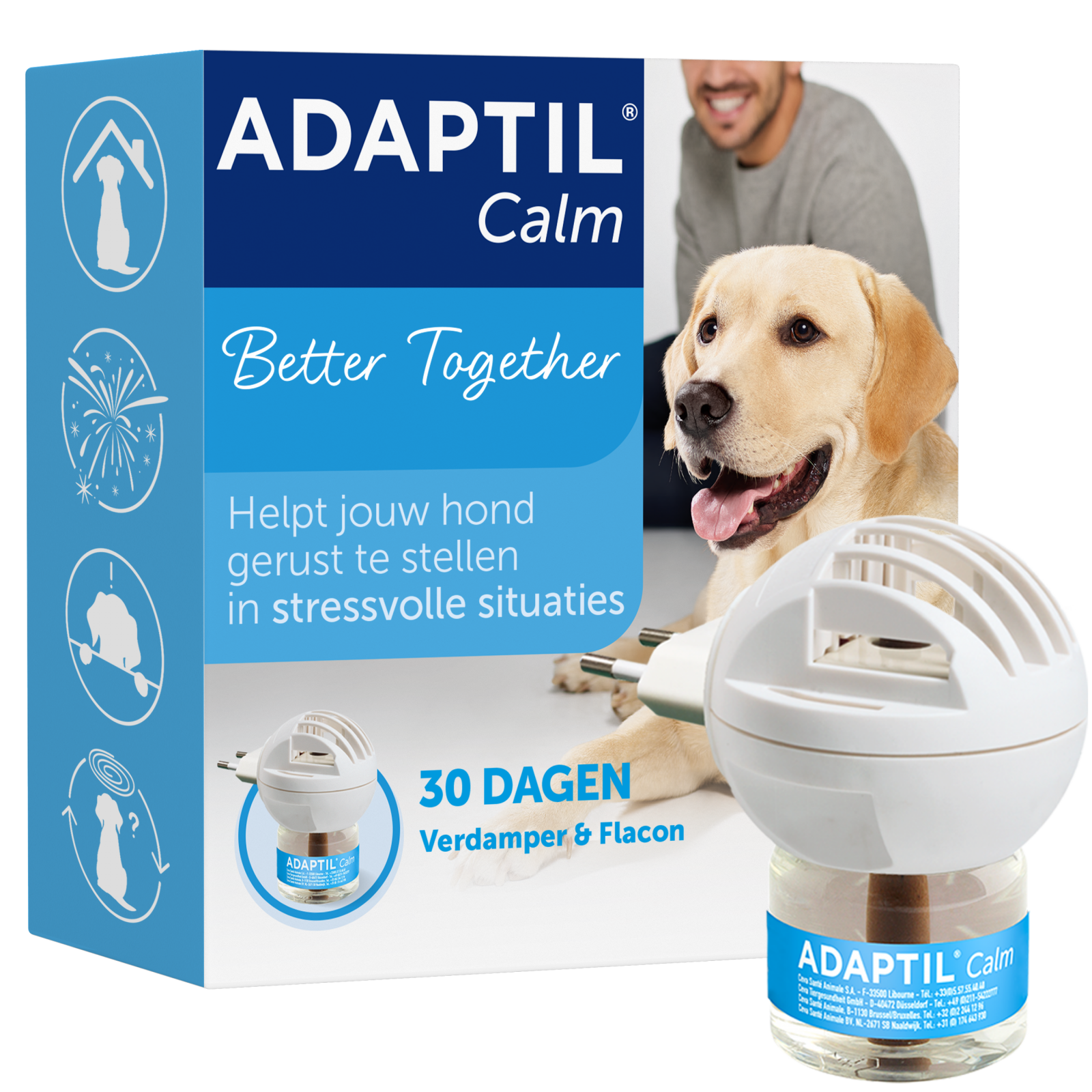 Adaptil calm verdamper+navulflacon 48ml