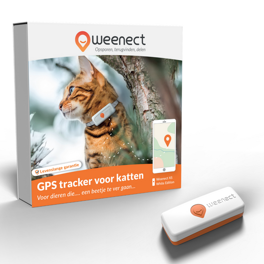 Weenect XS gps tracker cat white 1st