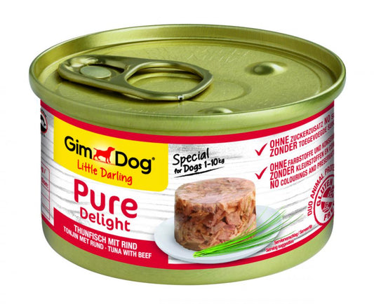GimDog Little Darling pure delight tonijn&rund 85gr