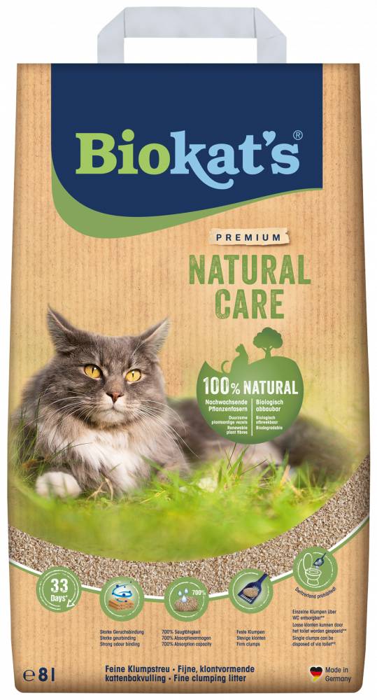Biokat's Natural Care kattenbakvulling 8ltr