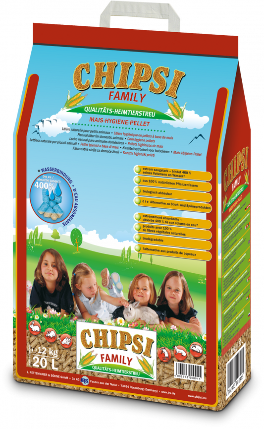 Chipsi family bedding 20ltr 12kg