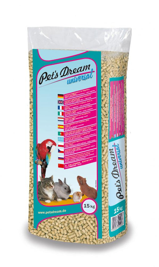 Pet's Dream houtkorrel bodembedekking 15kg