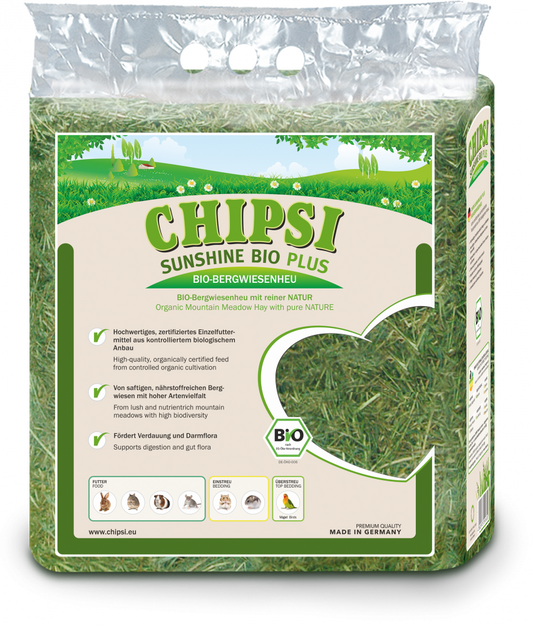 Chipsi Sunshine Bio Plus weidehooi naturel 600gr