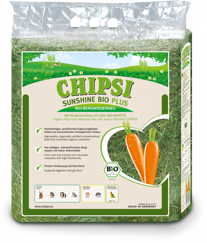 Chipsi Sunshine Bio Plus weidehooi wortel 600gr