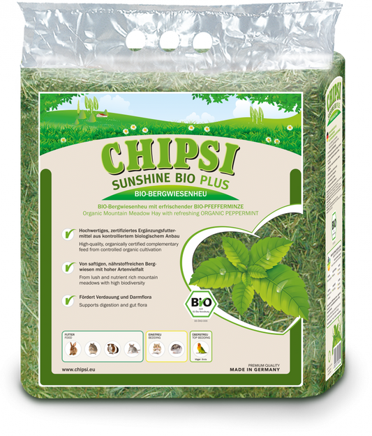Chipsi Sunshine Bio Plus weidehooi pepermunt 600gr