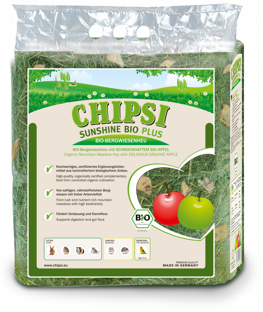 Chipsi Sunshine Bio Plus weidehooi appel 600gr