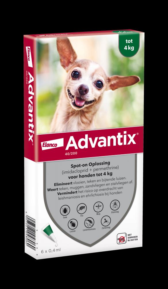 Advantix parasietbehandeling spot-on hond 40 6pip