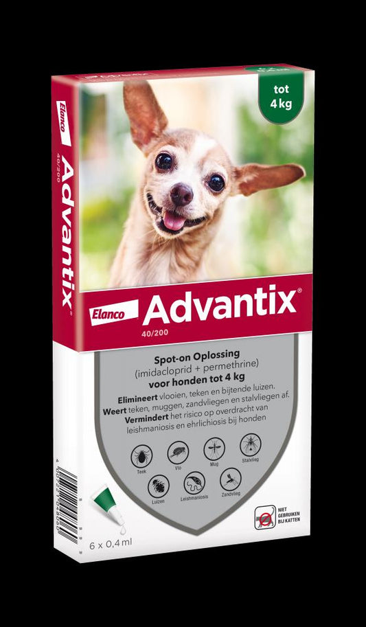 Advantix parasietbehandeling spot-on hond 40 6pip