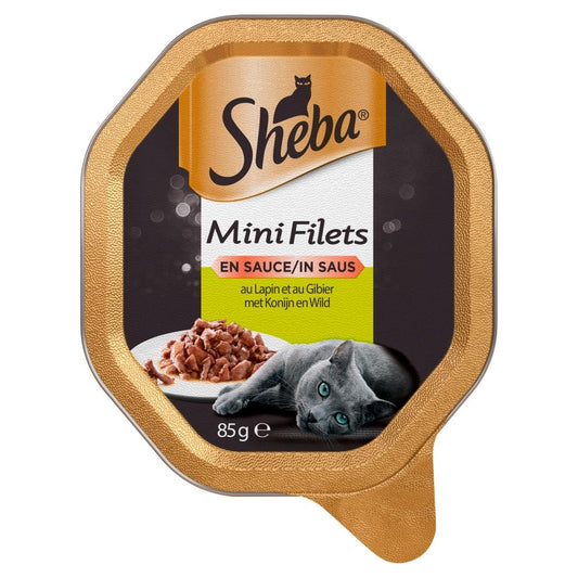 Sheba Mini Filets alu saus konijn&wild 85gr