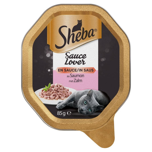 Sheba Sauce Lover alu saus zalm 85gr