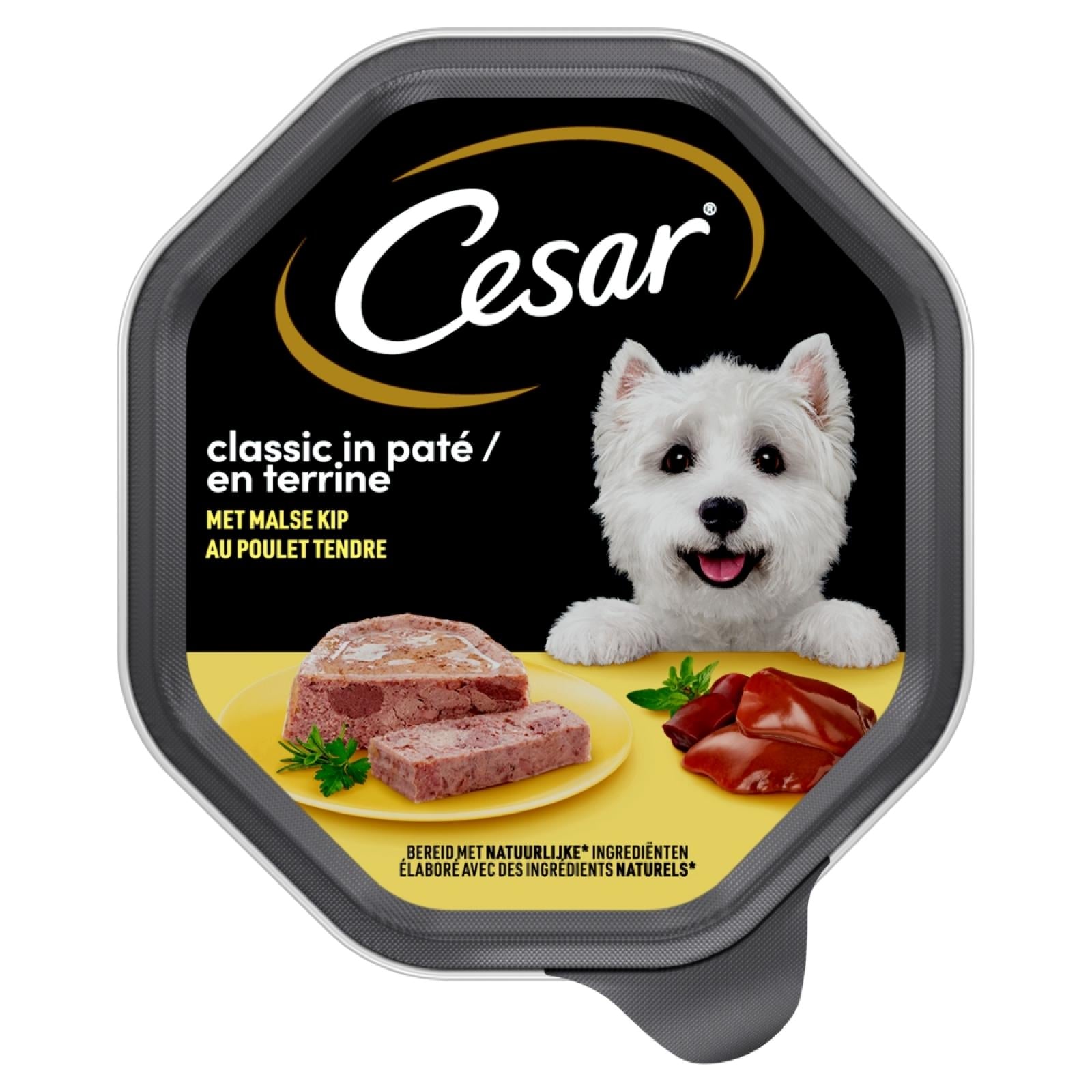 Cesar Classic alu kuipje paté malse kip 150gr