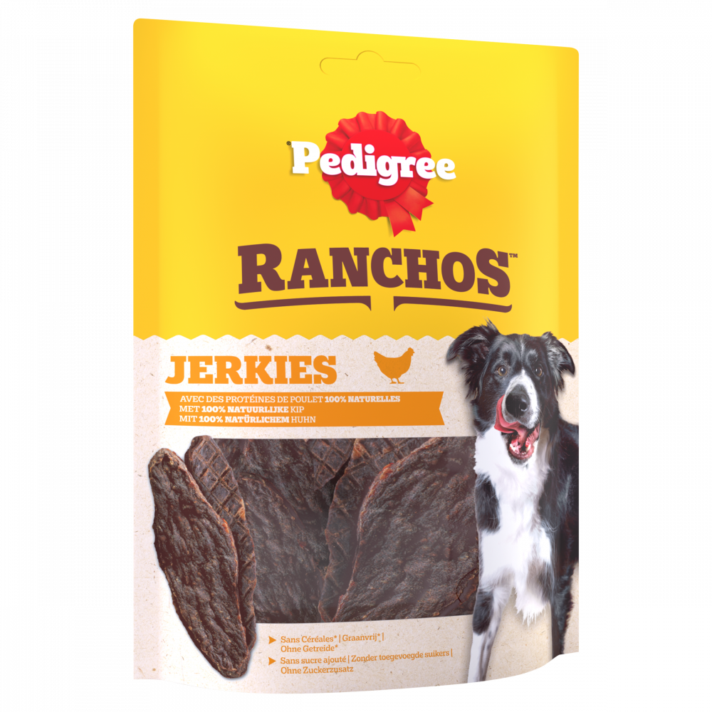 Pedigree ranchos jerkies kip 70gr