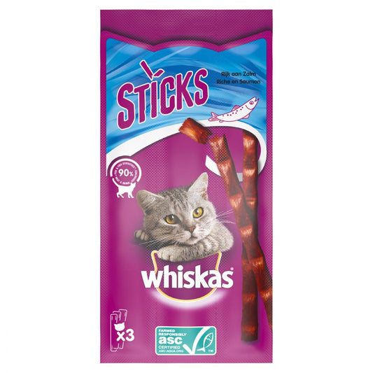 Whiskas catsticks zalm 18gr