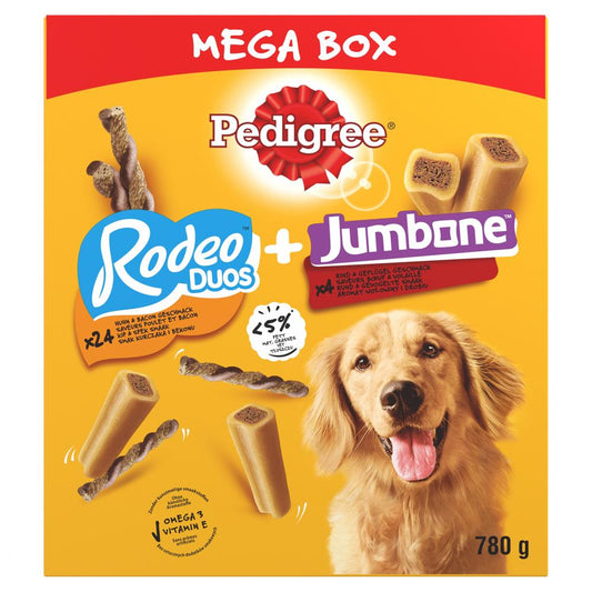 Pedigree rodeo jumbone megabox 780gr