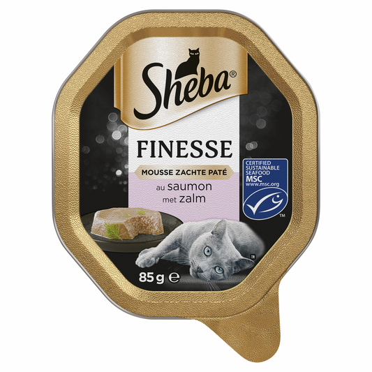 Sheba Finesse alu mousse zalm 85gr