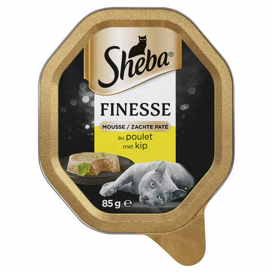 Sheba Finesse alu mousse kip 85gr