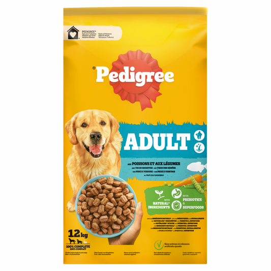 Pedigree droog adult vis 12kg