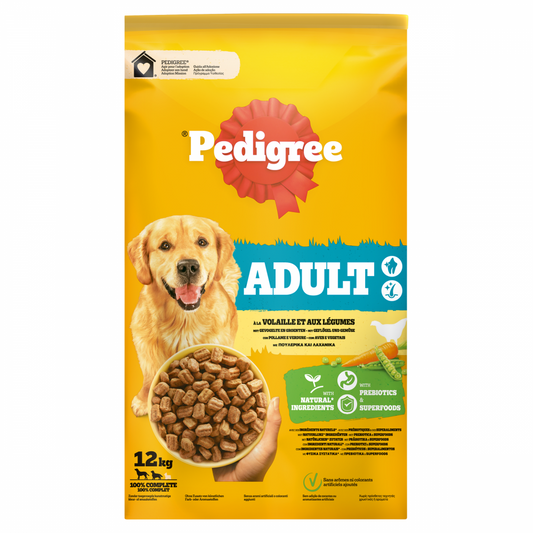 Pedigree droog adult kip 12kg