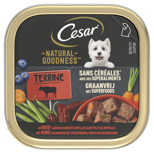 Cesar Natural Goodness alu paté rund graanvrij 100gr