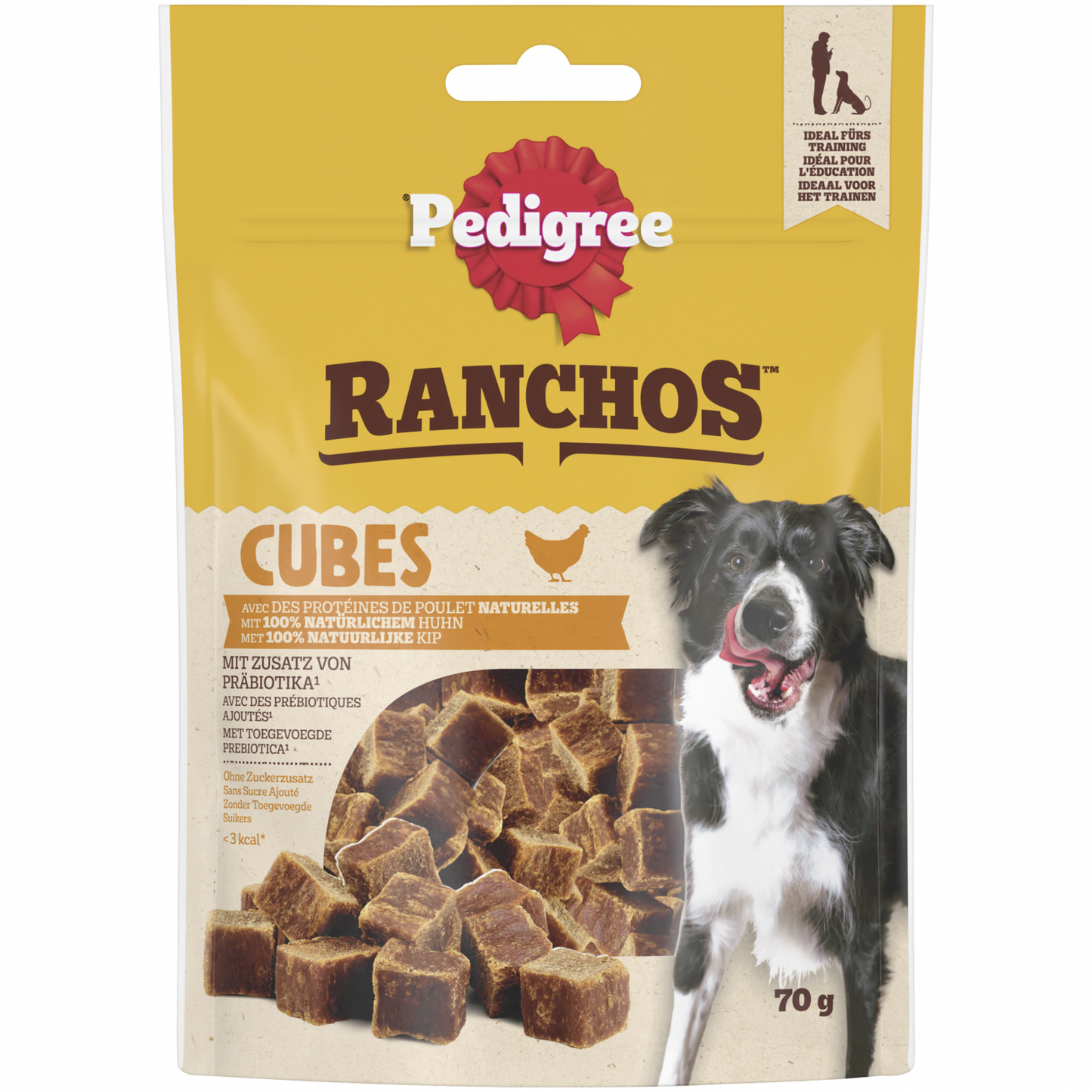 Pedigree ranchos cubes kip 70gr