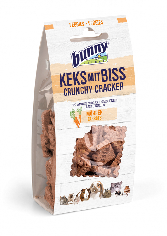 Bunny crunchy cracker carrots 50gr