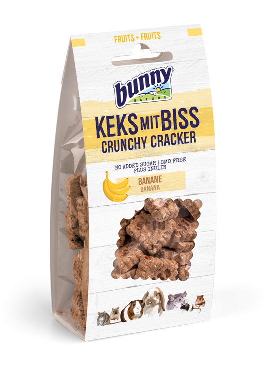 Bunny crunchy cracker banana 50gr