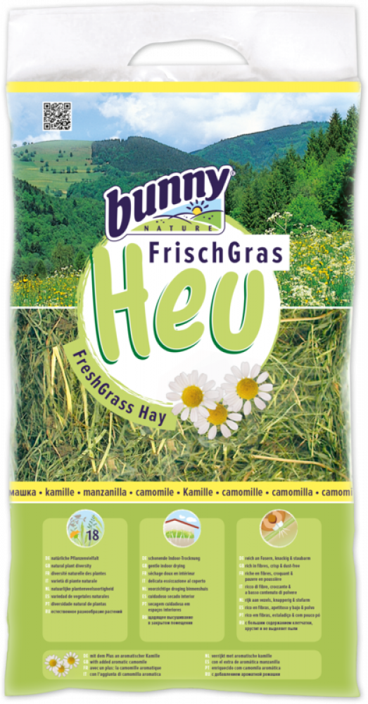 Bunny vers gras hooi kamille 500gr