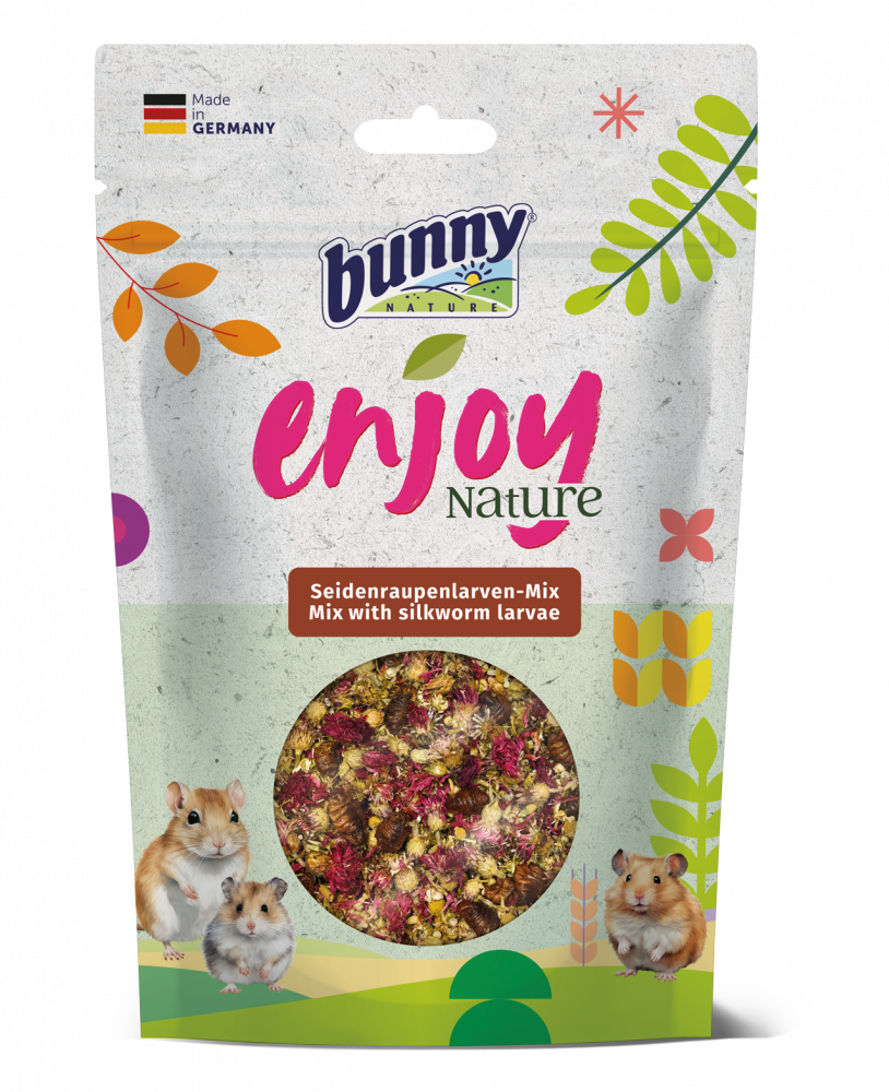 Bunny Enjoy Nature mix silkworm larvae 40gr