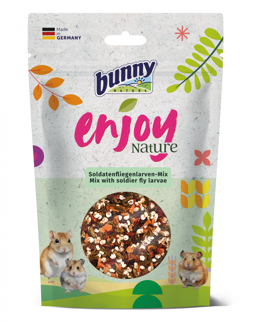 Bunny Enjoy Nature mix soldier fly larvae 90gr