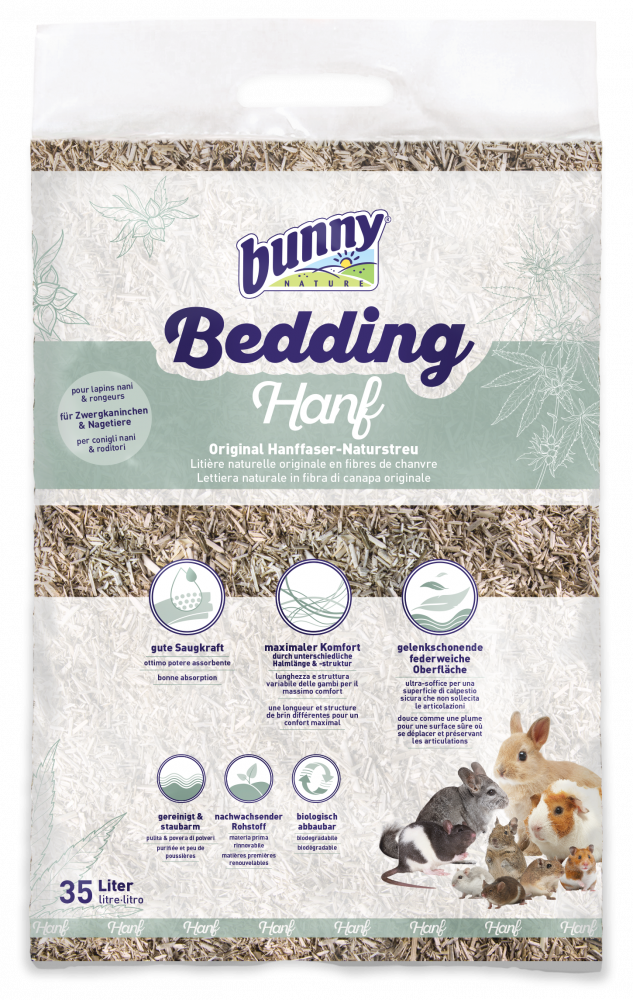 Bunny Bedding hanf hennepstrooisel 35ltr