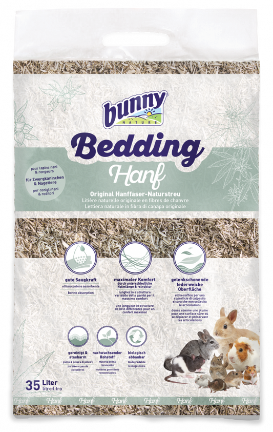 Bunny Bedding hanf hennepstrooisel 35ltr