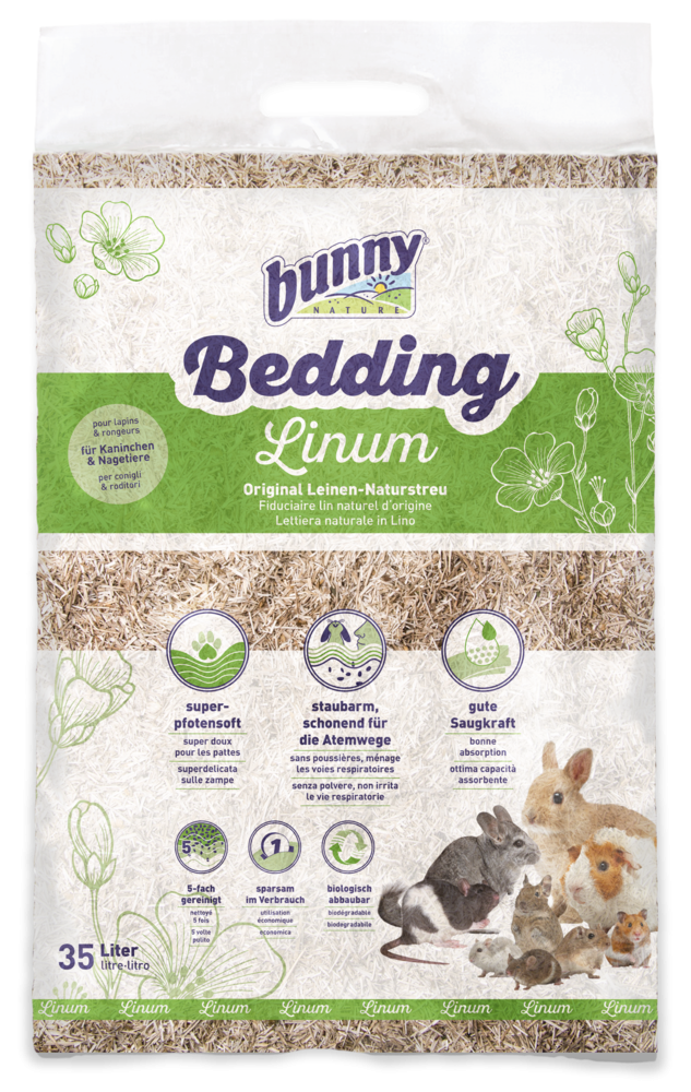 Bunny Bedding linum linnenstrooisel 35ltr