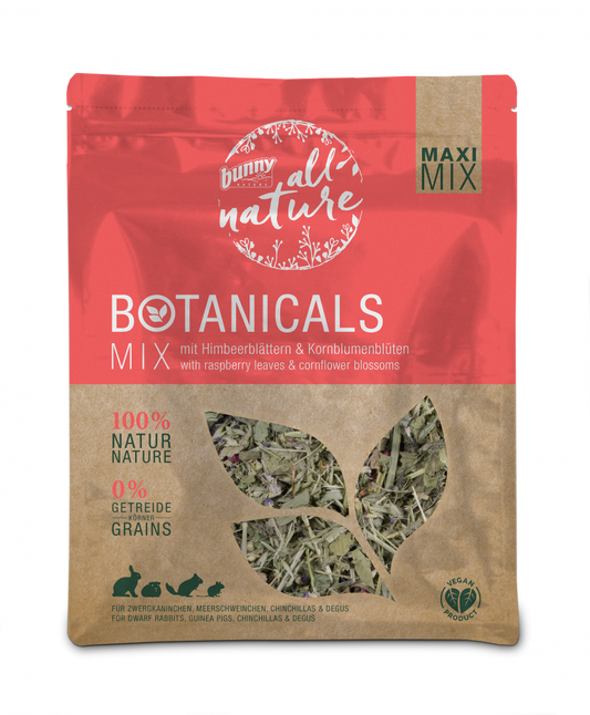 Bunny Botanicals max raspberry leaves&cornflower blossoms 400gr