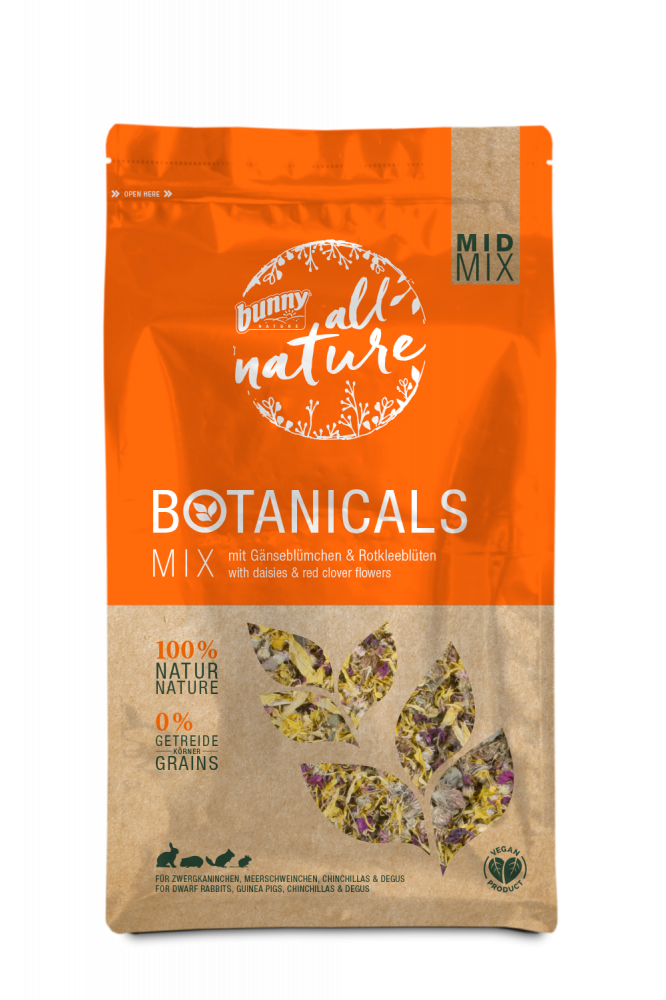 Bunny Botanicals mid daisies&red clover flowers 120gr