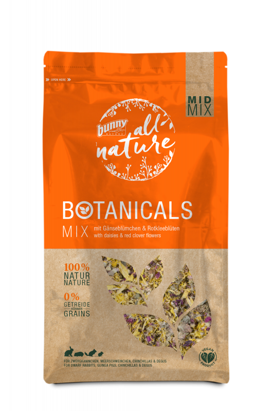 Bunny Botanicals mid daisies&red clover flowers 120gr
