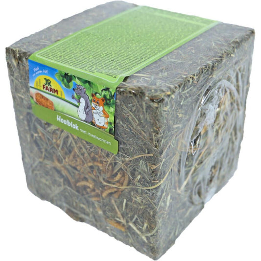 JR Farm hooiblok met meelworm 125gr