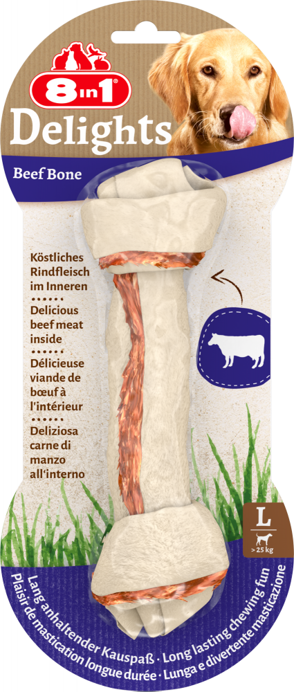 8in1 Delights beef bones L 1st