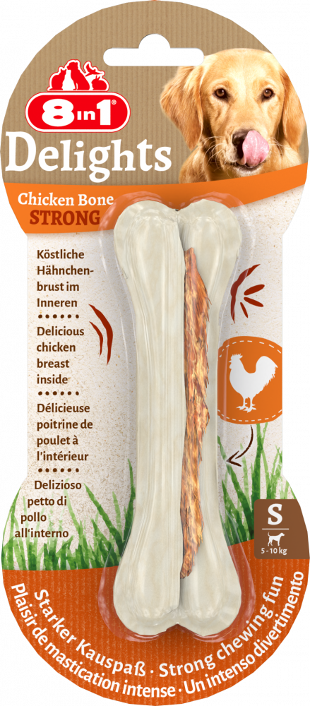 8in1 Delights chicken bones strong S 1st