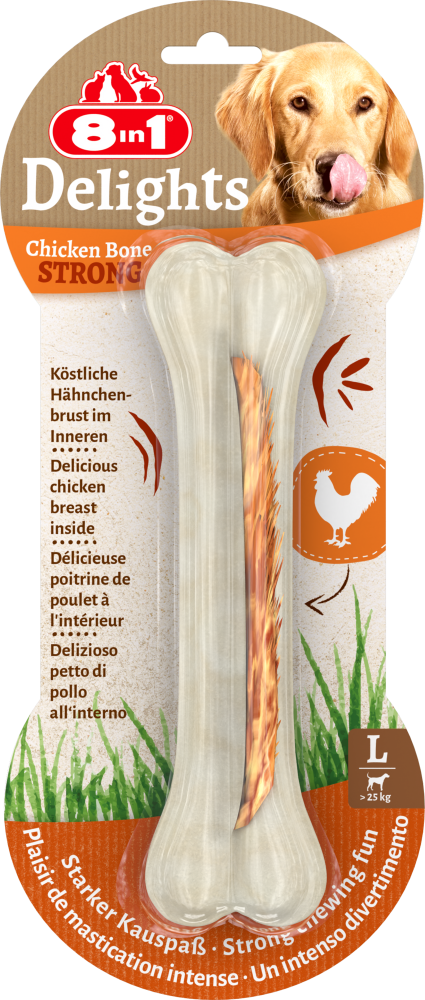 8in1 Delights chicken bones strong L 1st